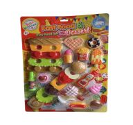 4.99 FAST FOOD AND DESSERT PLAY SET 