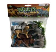4.99 WILD ANIMAL PLAY SET 