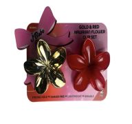 2.49 FLORAL HAIR CLIPS