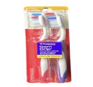 1.99 TOPCARE GEM GRIP TOOTHBRUSH GEM GRIP 2 COUNT 