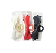 SATIN BOW HAIR CLIP