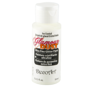 3.99 ICE CRYSTAL ULTRA FINE GLITTER PAINT 2 FL OZ 