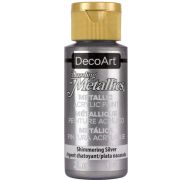 3.99 SHIMMERING SILVER ACRYLIC PAINT 2 FL OZ 