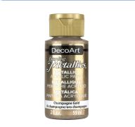 3.99 CHAMPAGNE GOLD METALLIC ACRYLIC PAINT 2 FL OZ 