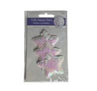 1.99 PUFFY SEQUIN STARS 3 PACK 