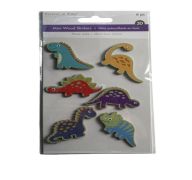 1.99 DINOSAUR MINI WOOD STICKERS 