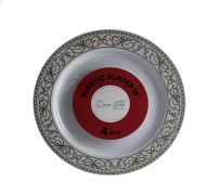 PLASTIC PLATE 4 PCS 10 INCH 