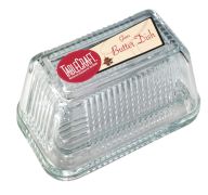 4.99 GLASS BUTTER DISH 
