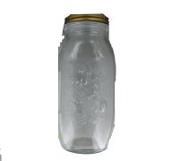 3.99 GLASS JAR WITH LID 54 OZ