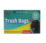 RI PAC TRASH BAGS 10 COUNT 30 GALLLOON