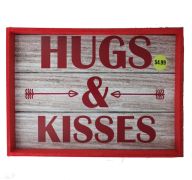 4.99 HUGS AND KISSES DÉCOR SIGN