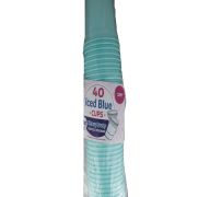 2.99 HEAVY ICED BLUE 40 CUPS 16 OZ