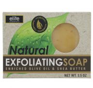NATURAL EXFOLIATING BAR SOAP ENRICHED OLIVE OIL AND SHEA BUTTER
