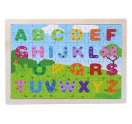 Wooden Alphabet Puzzle Set for Kids 80 pieces Puzzle For Kids Learning Toys Educational Toys - Size 12 x 9 in