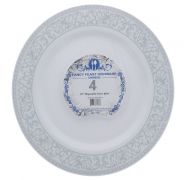 DISPOSABLE FANCY PLATE 10 INCH 4 COUNT