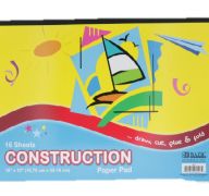 Construction Paper Pad 18X12IN XXX