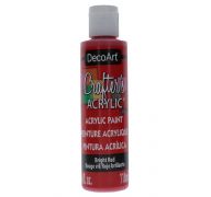 BRIGHT RED CRAFT ACRYLIC PAINT
