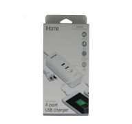 7.99 IHOME 4 PORT USB CHARGER