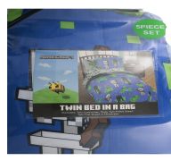 24.99 MINECRAFT TWIN BED IN A BAG