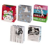 1.51 CHRISTMAS GIFT BAG ASSORTED DESIGNS 7-34 X 10 X 4  99 2.49
