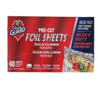 1.99 FRESH GUARD FOIL SHEETS PRE CUT 40 SHEETS 12 INCH