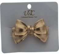 GOLD METAL HAIR BROOCH