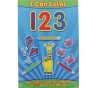 CHILDRENS ACTIVITY BOOK - I can color 123