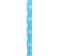 LIGHT BLUE AND WHITE POLKA DOT GIFT WRAP 76.2 CM X 1.52 M