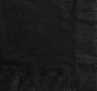 BLACK BEVERAGE NAPKINS XXX