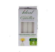 6 INCH HOUSEHOLD CANDLES 4 PCS 
