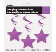 HANGING DECOR PRETTY PURPLE STAR XXX