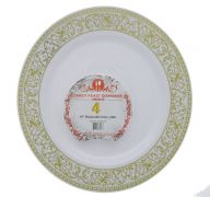 DISPOSABLE FANCY PLATE 10 INCH 4 PACK