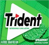 TRIDENT SPEARMINT GUM