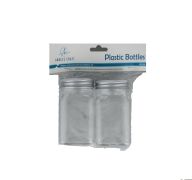 PLASTIC BOTTLE 2 PACK 2.40 X 2.40 X 3.46 INCH