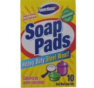 STEEL WOOL SOAP PADS 10PC
