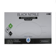 7.99 MEDIUM BLACK NITRLE EXAMINATIN GLOVES