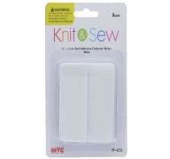 KNIT AND SEW 3 IN X 3 CM FASTENER STRIPS WHITE