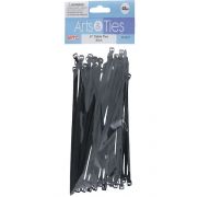 CABLE TIES-BLACK 40PC