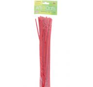 Red Colored Pipe Cleaners Chenille Stems