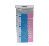 DOTS AND PASTEL TISSUE PAPER 8 SHEETS