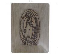 WOODEN WALL DÉCOR VIRGIN OF GUADALUPE