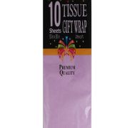 Lavender Tissue Gift Wrap Paper 10 Count  