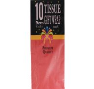 Tissue Gift Wrap Paper Red 10 Count  