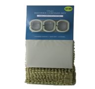 7.99 14 PC SHOWER CURTAIN SET