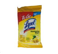 LYSOL DISINFECTING WIPES TRAVEL SIZE