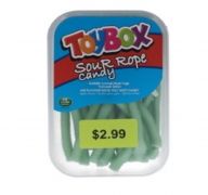 2.99 SOUR APPLE ROPE CANDY TOYBOX  