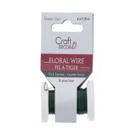 Floral Spool Wire 26g Green  