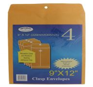 CLASP ENVELOPES 9X12 IN