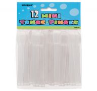 TONGS MINI PLASTIC 12CT