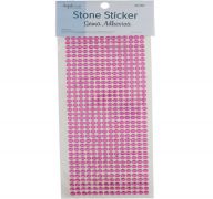 STONE STICKER PINK